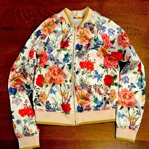🦋NATHAXIE LETE x H&M SATIN BOMBER JACKET US 12-13 youth🦋